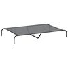vidaXL Zv&yacute;&scaron;en&yacute; pel&iacute;&scaron;ek pro psy &scaron;ed&yacute; 150x90x20 cm Textil&eacute;n a ocel