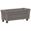 vidaXL Květin&aacute;č Calypso s koly &Scaron;ed&aacute; 79 x 35 x 33 cm PP