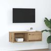 vidaXL TV skř&iacute;ňka dub artisan 80x31x25,5 cm kompozitn&iacute; dřevo