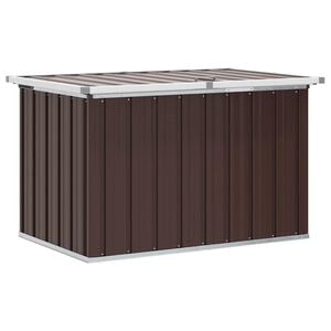 vidaXL Zahradn&iacute; &uacute;ložn&yacute; box hněd&yacute; 109 x 67 x 65 cm