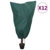 vidaXL Ochrann&eacute; n&aacute;vleky se stahovac&iacute; &scaron;ňůrkou 12 ks 70 g/m&sup2; 0,8 x 1,2 m