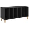vidaXL Skř&iacute;ňka na LP desky čern&aacute; 100 x 38 x 48 cm kompozitn&iacute; dřevo