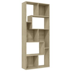 vidaXL Knihovna dub sonoma 67 x 24 x 161 cm kompozitn&iacute; dřevo