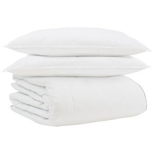 vidaXL Zimn&iacute; přikr&yacute;vka s pol&scaron;t&aacute;řem 3 pcs B&iacute;l&aacute; Peř&iacute;