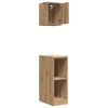 vidaXL Gar&aacute;žov&eacute; skř&iacute;ně 2 ks dub artisan kompozitn&iacute; dřevo