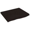 vidaXL Koupelnov&aacute; deska tmavě hněd&aacute; 60x60x(2-4) cm o&scaron;etřen&yacute; masiv