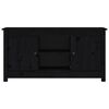vidaXL TV skříňka černá 103 x 36,5 x 52 cm masivní borové dřevo