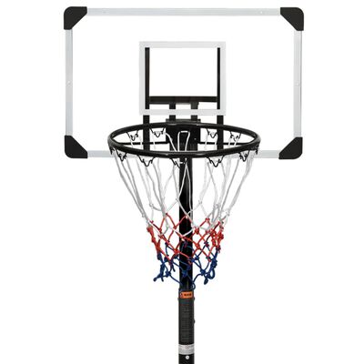 vidaXL Basketbalový koš s průhlednou deskou 216 x 250 cm polykarbonát