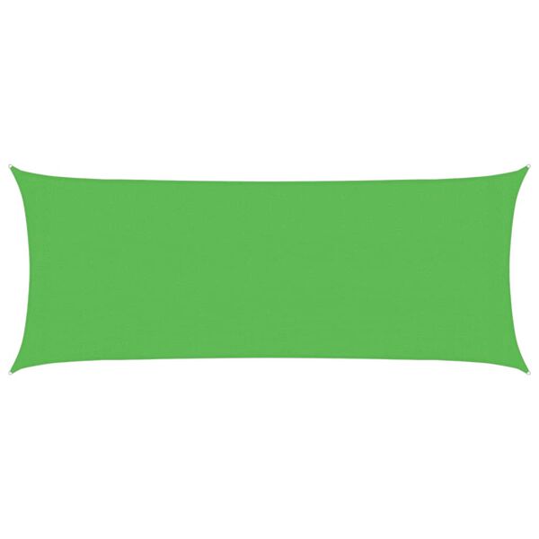 vidaXL Stínící plachta 160 g/m² světle zelená 2 x 4,5 m HDPE