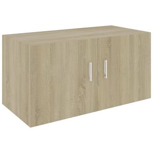 vidaXL N&aacute;stěnn&aacute; skř&iacute;ňka sonoma dub 80x39x40 cm kompozitn&iacute; dřevo
