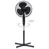 vidaXL Stojanov&yacute; ventil&aacute;tor &Phi; 40 cm 120 cm čern&yacute;