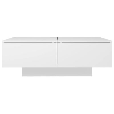 vidaXL Konferenční stolek bílý 90 x 60 x 31 cm dřevotříska