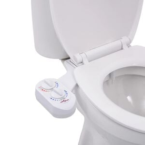 vidaXL Př&iacute;davn&yacute; bidet na WC sed&aacute;tko tepl&aacute;/studen&aacute; voda jedna tryska