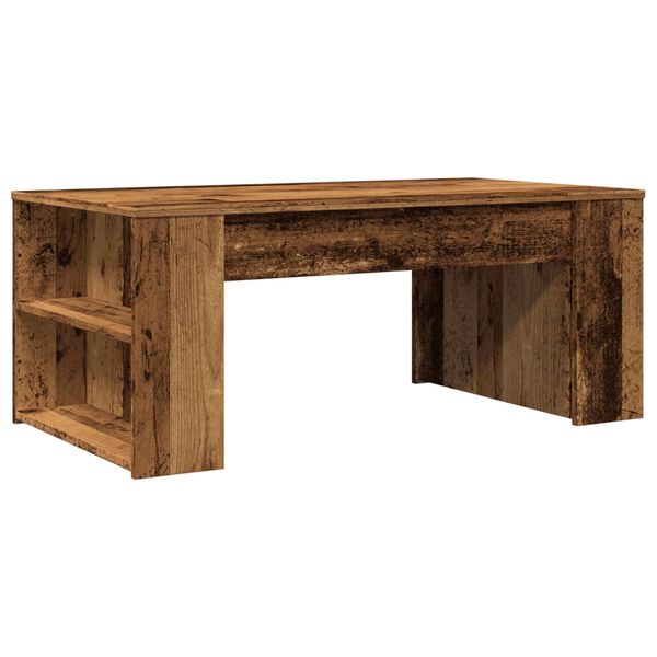 vidaXL Konferenčn&iacute; stolek old wood 102 x 55 x 42 cm kompozitn&iacute; dřevo