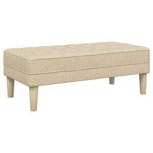 vidaXL lavice s pol&scaron;t&aacute;řem Kr&eacute;mov&aacute; 113 x 57 x 39 cm textil