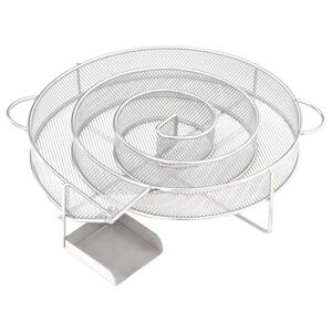 vidaXL Gener&aacute;tor studen&eacute;ho kouře kulat&yacute; 19,5 cm nerezov&aacute; ocel