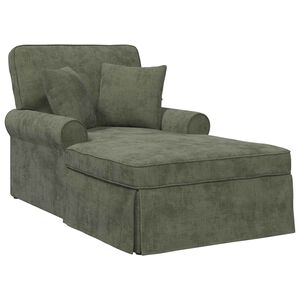 vidaXL Lounge chaise s vol&aacute;nem Zelen&aacute; 157 x 91 x 91 cm ARES