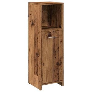 vidaXL Koupelnov&aacute; skř&iacute;ňka old wood 30 x 30 x 95 cm dřevotř&iacute;ska