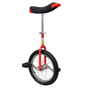 Červen&aacute; nastaviteln&aacute; jednokolka 16''