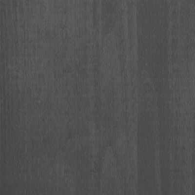vidaXL Příborník HAMAR tmavě šedý 79 x 40 x 80 cm masivní borovice