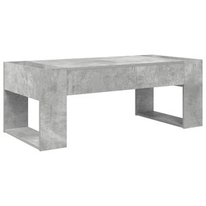 vidaXL Konferenčn&iacute; stolek Betonově &scaron;ed&aacute; 110 x 50 x 41 cm