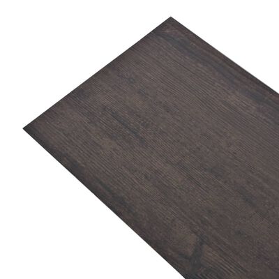vidaXL Nesamolepicí PVC podlahová prkna 5,26 m² 2 mm dub tmavě šedý