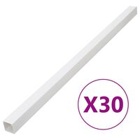 vidaXL Kabelová lišta 60 x 60 mm 30 m PVC