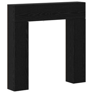 vidaXL R&aacute;m krbu Čern&yacute; dub 102 x 18 x 100,5 cm Kompozitn&iacute; dřevo