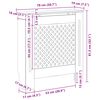 vidaXL MDF Kryt na radi&aacute;tor 78 cm
