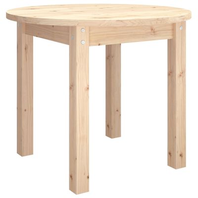 vidaXL Konferenční stolek Ø 55 x 45 cm masivní borové dřevo