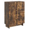 vidaXL Serv&iacute;rovac&iacute; skř&iacute;ň Kouřov&yacute; dub 66 x 34,5 x 90 cm