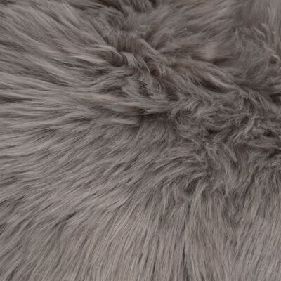 vidaXL Koberec 60 x 90 cm umělá ovčí kůže světle šedý