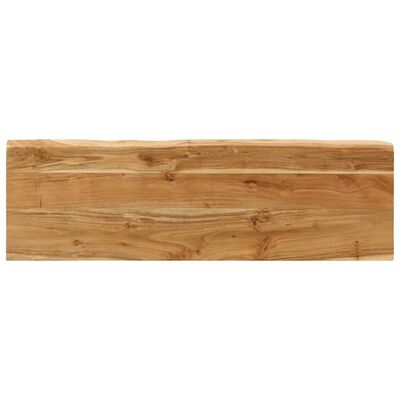 vidaXL Lavice s živou hranou 105 cm masivní akáciové dřevo