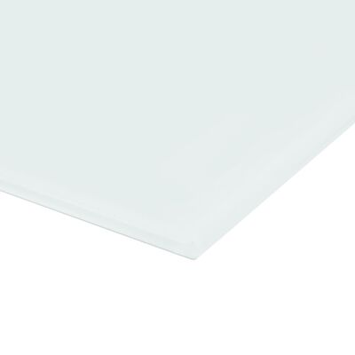 vidaXL Nástěnná magnetická tabule skleněná bílá 60 x 20 cm