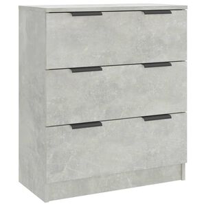 vidaXL Př&iacute;born&iacute;k betonově &scaron;ed&yacute; 60 x 30 x 70 cm kompozitn&iacute; dřevo