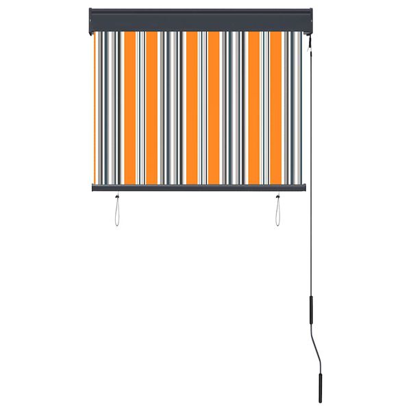 vidaXL Venkovní roleta 80 x 250 cm žlutomodrá