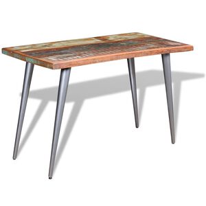 vidaXL J&iacute;deln&iacute; stůl masivn&iacute; recyklovan&eacute; dřevo 120 x 60 x 76 cm