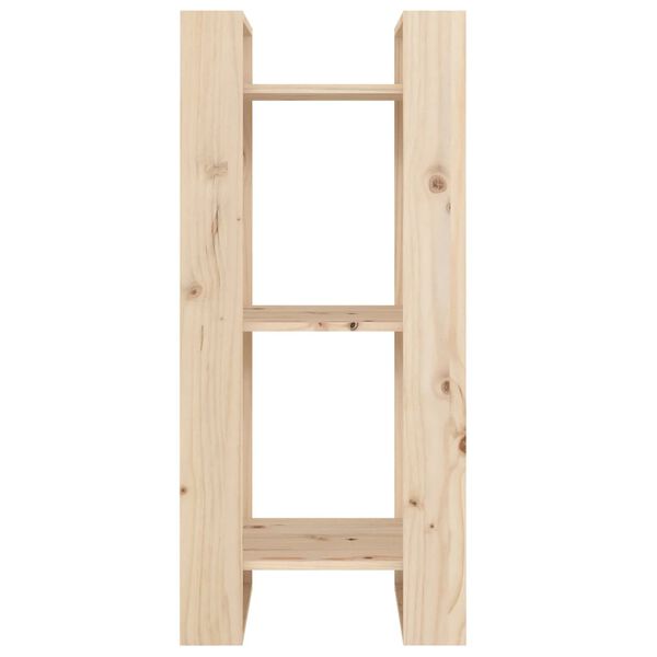 vidaXL Knihovna / dělicí stěna 41 x 35 x 91 cm masivní borovice