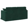 vidaXL Pohovka Tmavě zelen&aacute; 158 x 78 x 80 cm samet