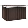 vidaXL Zahradn&iacute; &uacute;ložn&yacute; box hněd&yacute; 109 x 67 x 65 cm