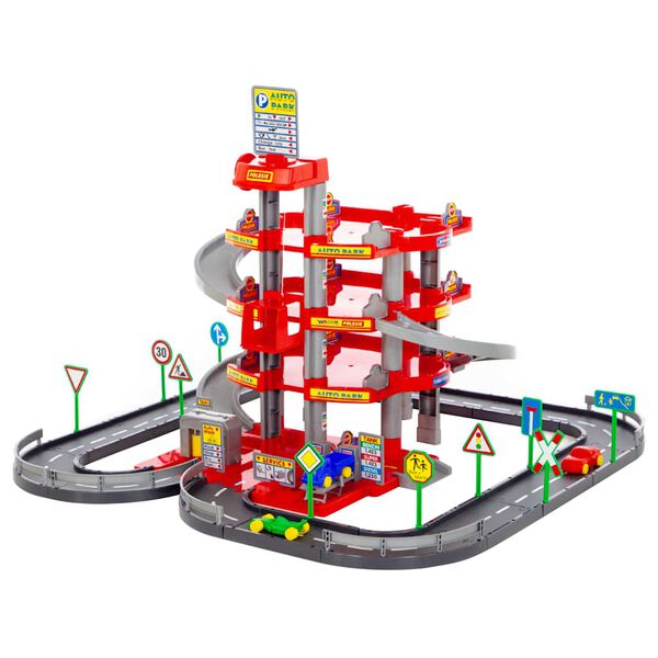 vidaXL 7d&iacute;ln&aacute; parkovac&iacute; gar&aacute;ž se 4 podlaž&iacute;mi 84,5 x 48,5 x 61 cm PP