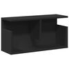 vidaXL N&aacute;stěnn&aacute; skř&iacute;ňka 60 x 20 x 30 cm čern&aacute; kompozitn&iacute; dřevo