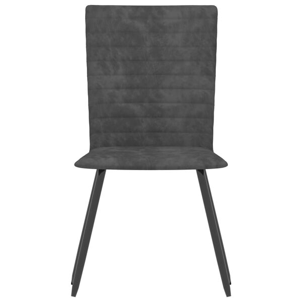 vidaXL J&iacute;deln&iacute; židle 4 ks &scaron;ed&eacute; samet