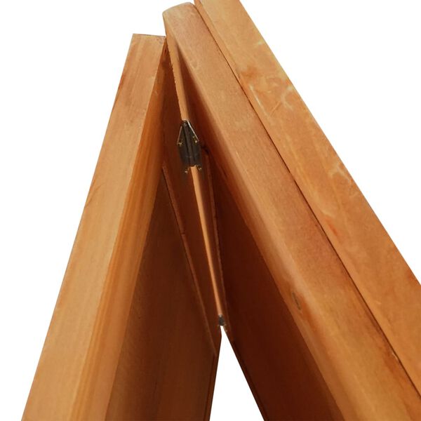 vidaXL Venkovní skládací dřevěná klec pro zvířata