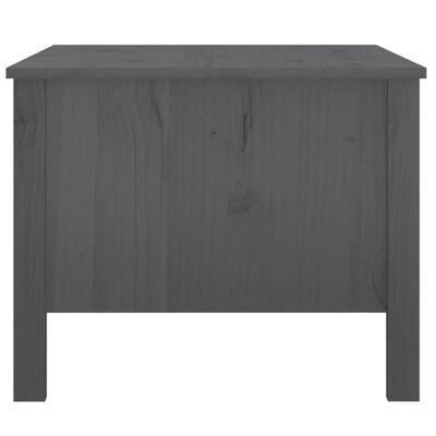 vidaXL Konferenční stolek šedý 100 x 50 x 40 cm masivní borové dřevo