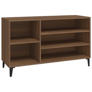 vidaXL Botn&iacute;k hněd&yacute; dub 102x36x60 cm kompozitn&iacute; dřevo