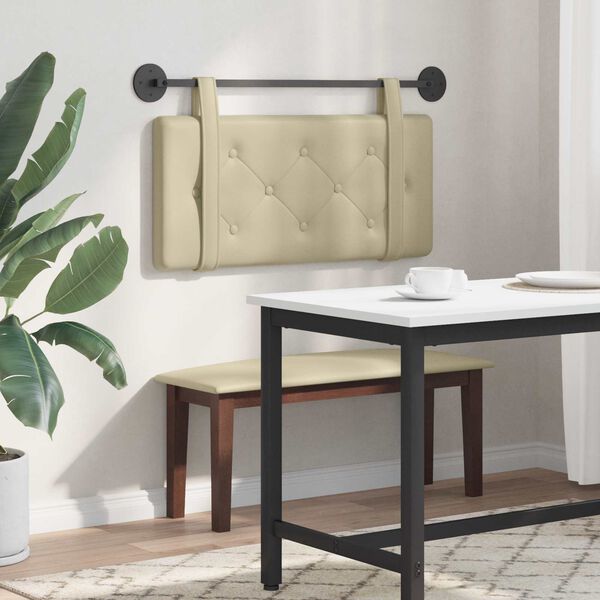 vidaXL Z&aacute;věsn&aacute; čeln&iacute; deska N&aacute;stěnn&yacute; Kr&eacute;mov&aacute; 80 cm Uměl&aacute; kůže