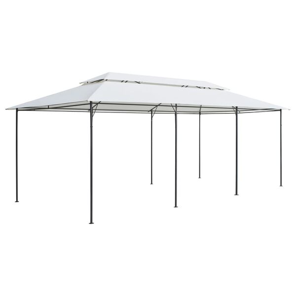 vidaXL Zahradní altán 600 x 298 x 270 cm bílý 180 g/m²