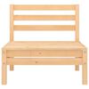vidaXL Zahradní středové pohovky 4 ks masivní borové dřevo