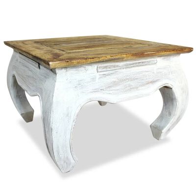 vidaXL Odkládací stolek masivní recyklované dřevo 50 x 50 x 35 cm